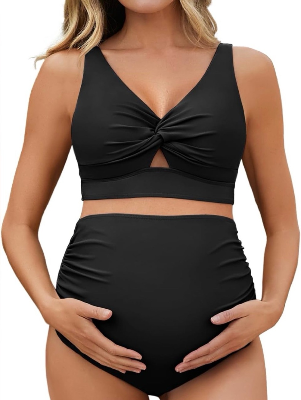 Summer Mae Twist Maternity Bikini Two Piece‎ Pregnancy Swimsuits